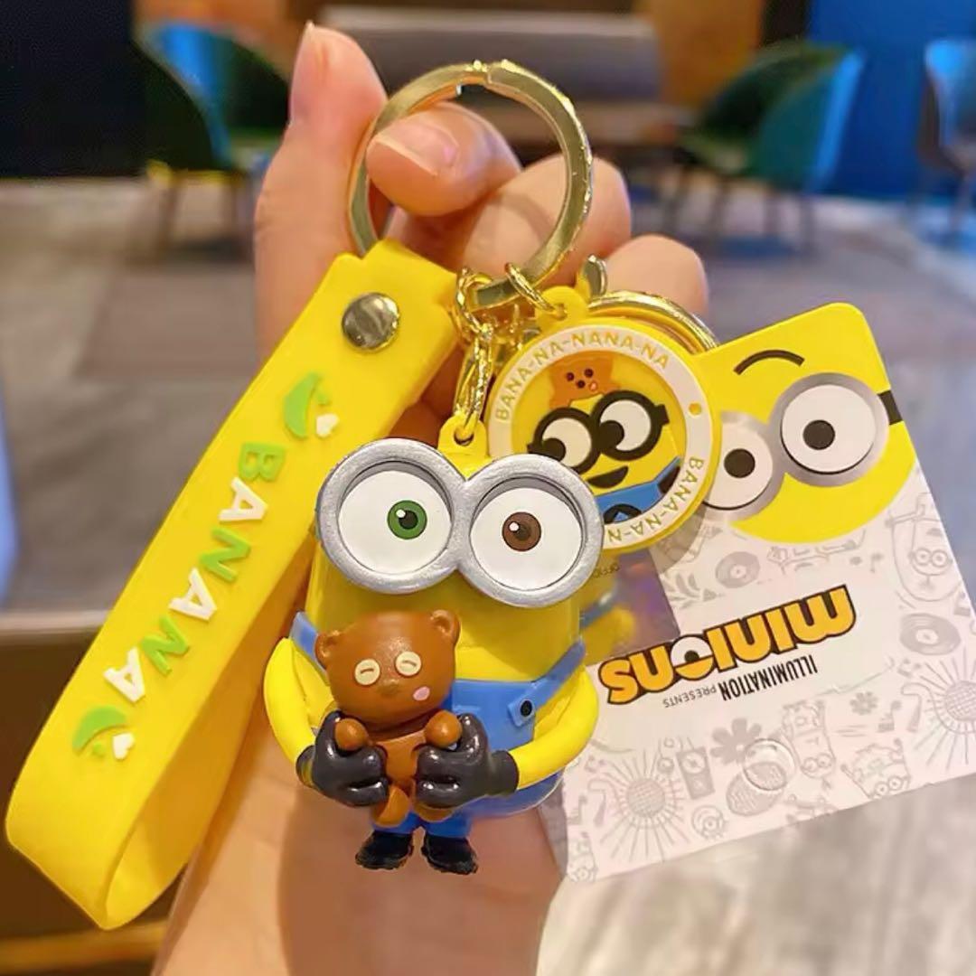 5個セット❣️Minions ミニオンズ キーホルダー ストラップ