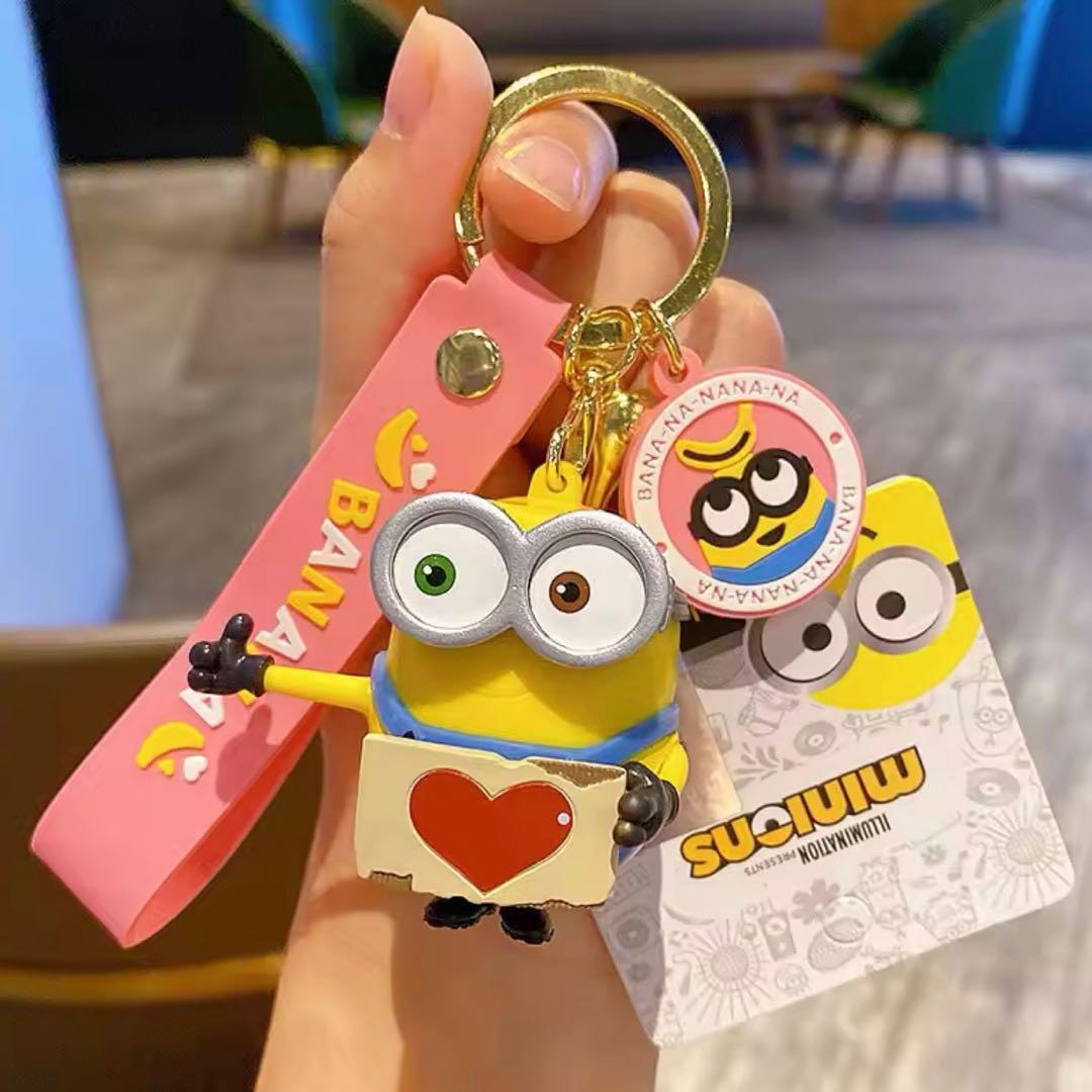 5個セット❣️Minions ミニオンズ キーホルダー ストラップ