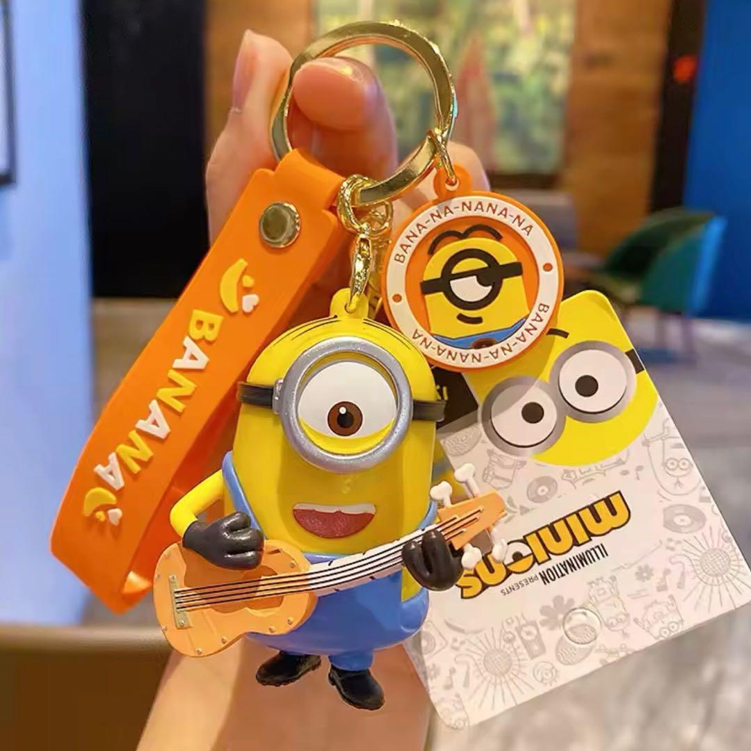 5個セット❣️Minions ミニオンズ キーホルダー ストラップ