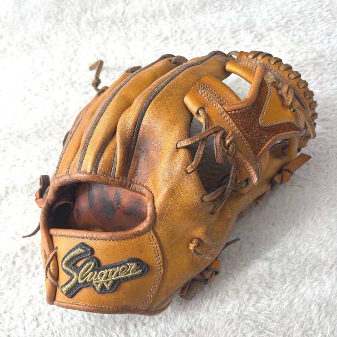 久保田 Slugger KSG-24MU 硬式グローブ ブラウン 内野手用
