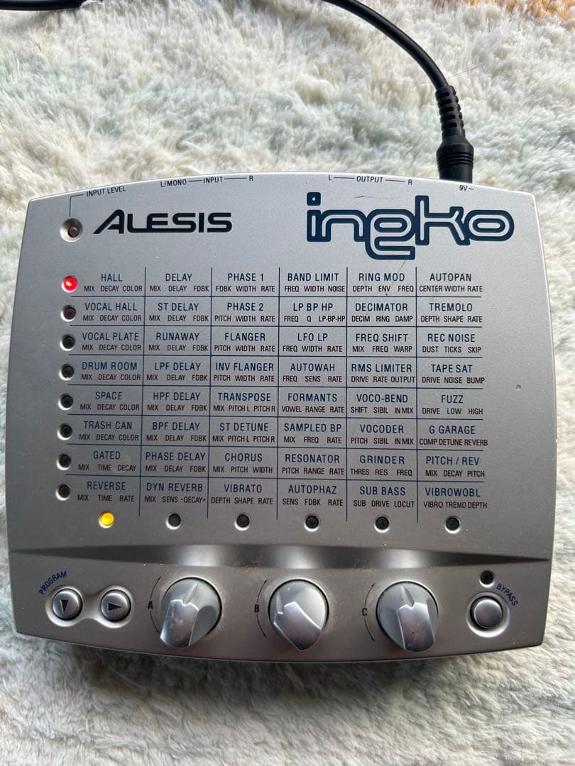 稀少！卓上マルチエフェクターAlesis Ineko 動作品