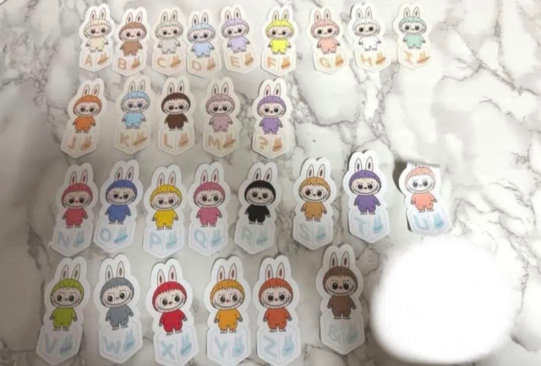 前半 イニシャル ラブブ アソート　セットpopmart 正規品
