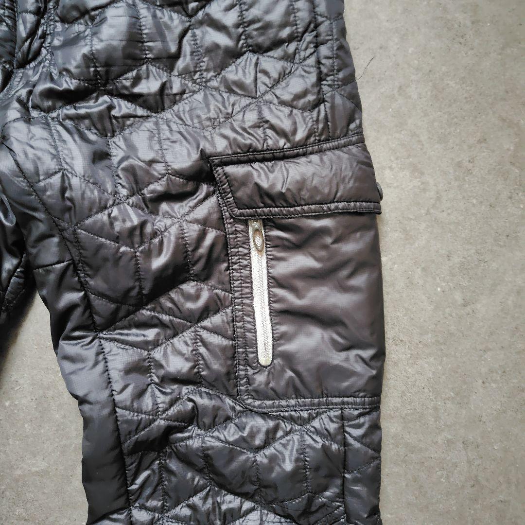 美品★OAKLEY 中綿 キルトパンツ ゴルフ ブラック ドローコード L 黒