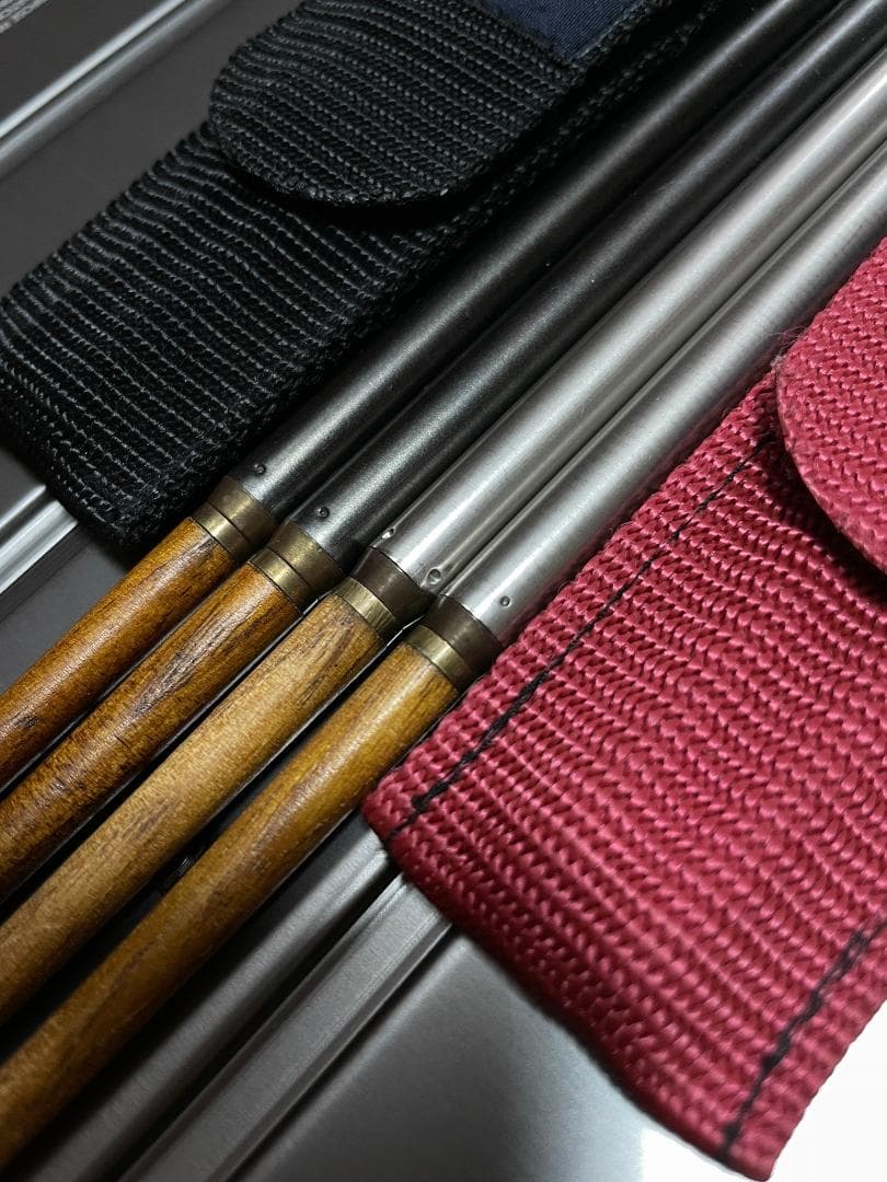 漆黒＆白銀、幸運の夫婦（めおと）箸！スノーピーク 旧・和武器（丸形） ブラック