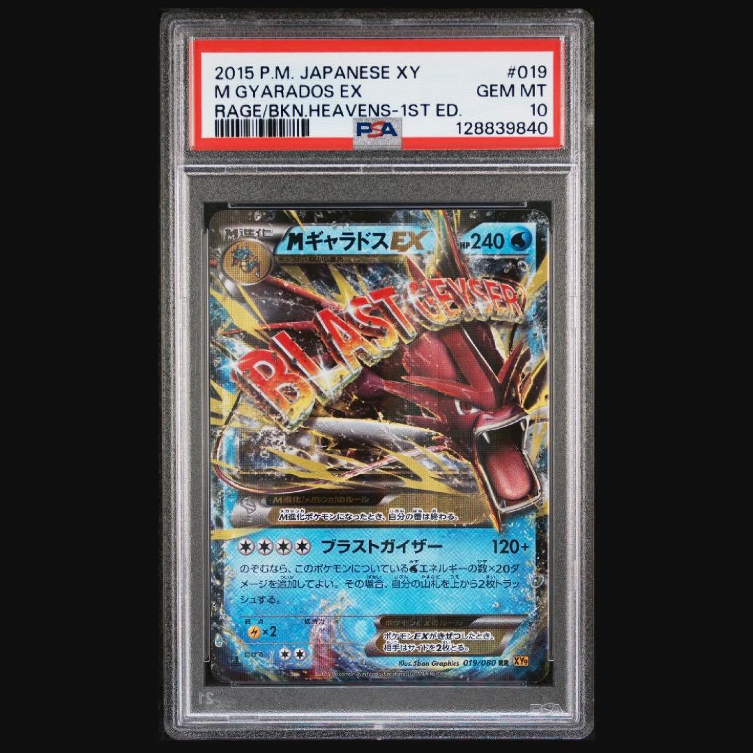 ポケモンカード　MギャラドスEX RR PSA10 破天の怒り