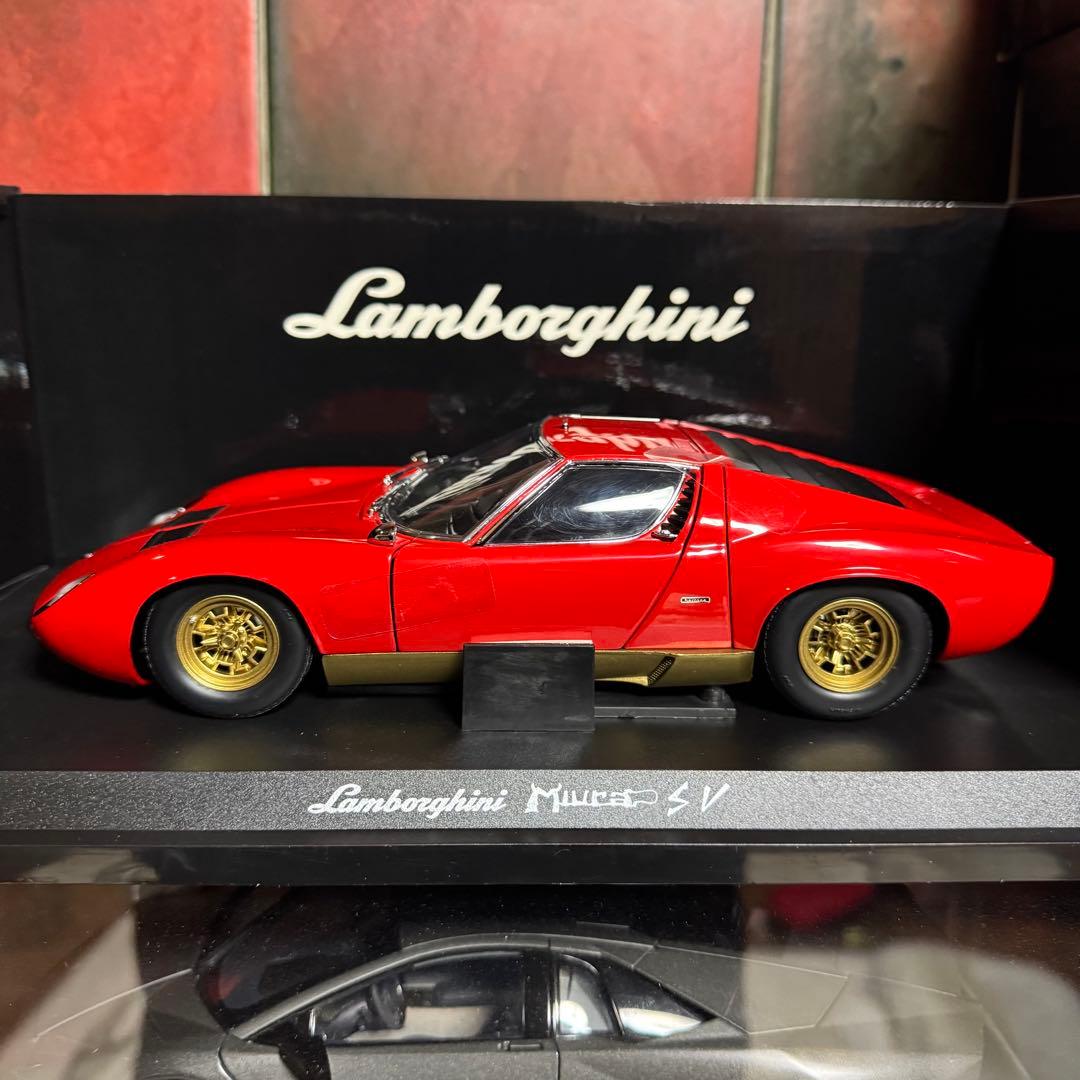 未展示品 京商 1/18 ランボルギーニミウラ P400 SV レッド