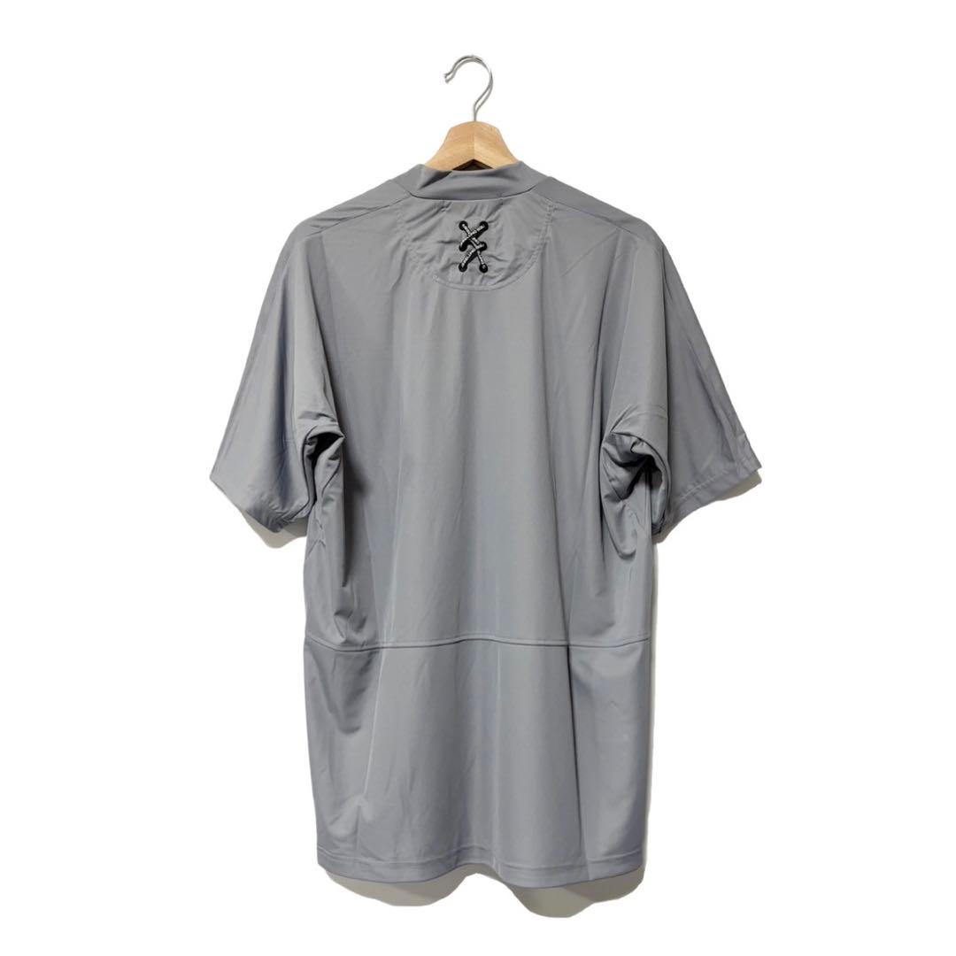 ラッセルノ ゴルフ リフレクター S/S モックネック ソリッド グレー 2XL