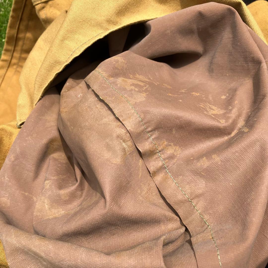 USA製　llbean 筆記体タグ　ハンティングベスト　ダック生地　L