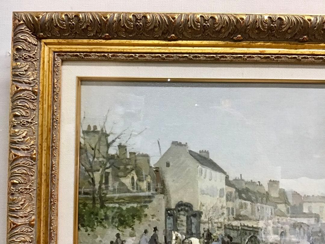 管52☆絵画☆アルフレッド・シスレー☆ アルジャントゥイユの馬車広路☆複製画