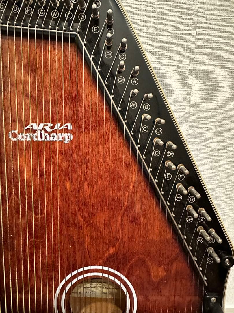 完動品　ARIA ACH-21 オートハープ コードハープ Cordharp