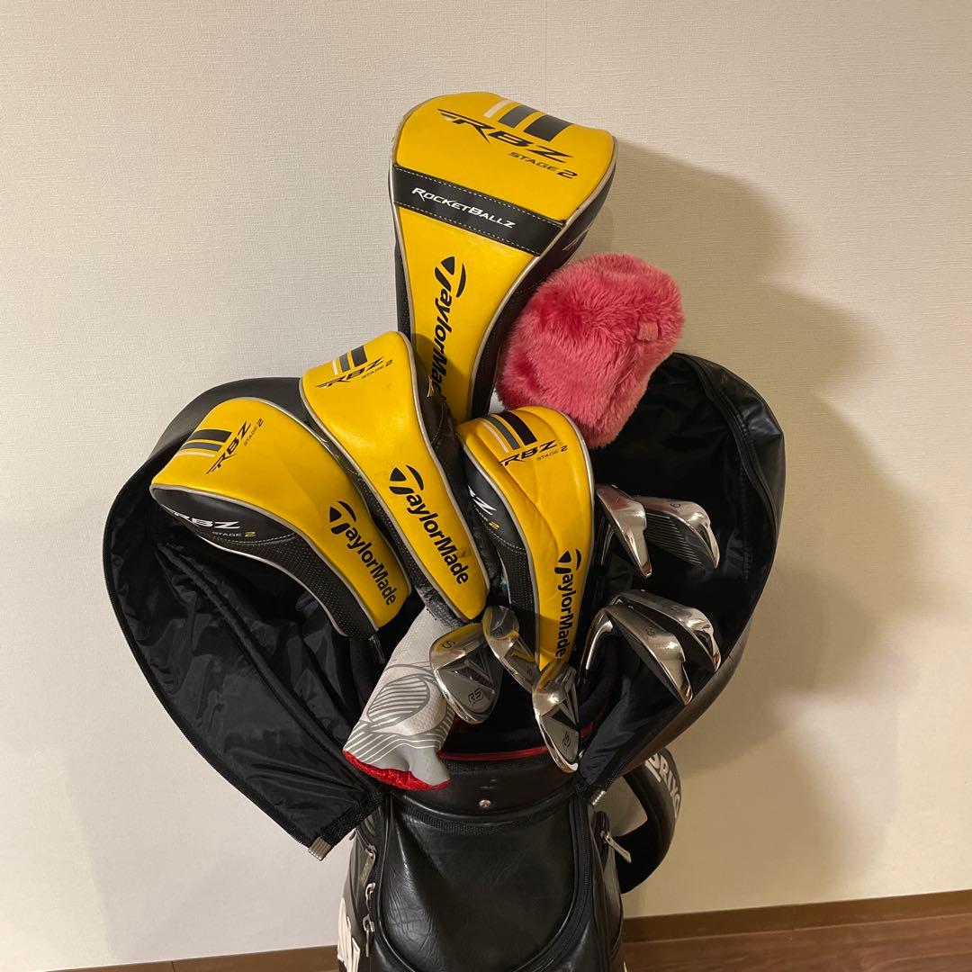 TaylorMade RBZ ゴルフクラブセット メンズ スリクソンバッグ 名器