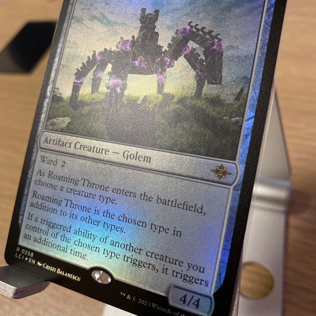 MTG うろつく玉座 英語版 Foil 日本製（セトブ版）