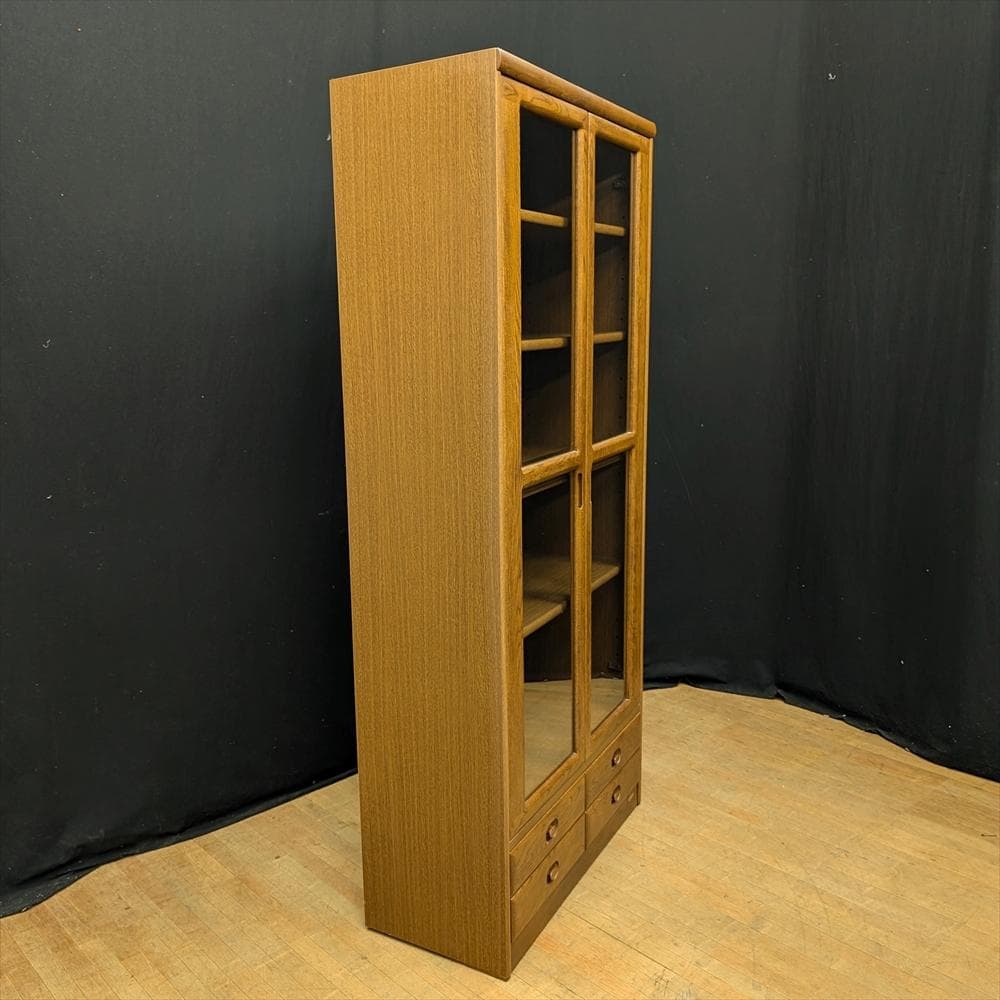 浜本工芸　楢　ナラ　本棚　本箱　書棚　ブックシェルフ　キャビネット　飾り棚　収納