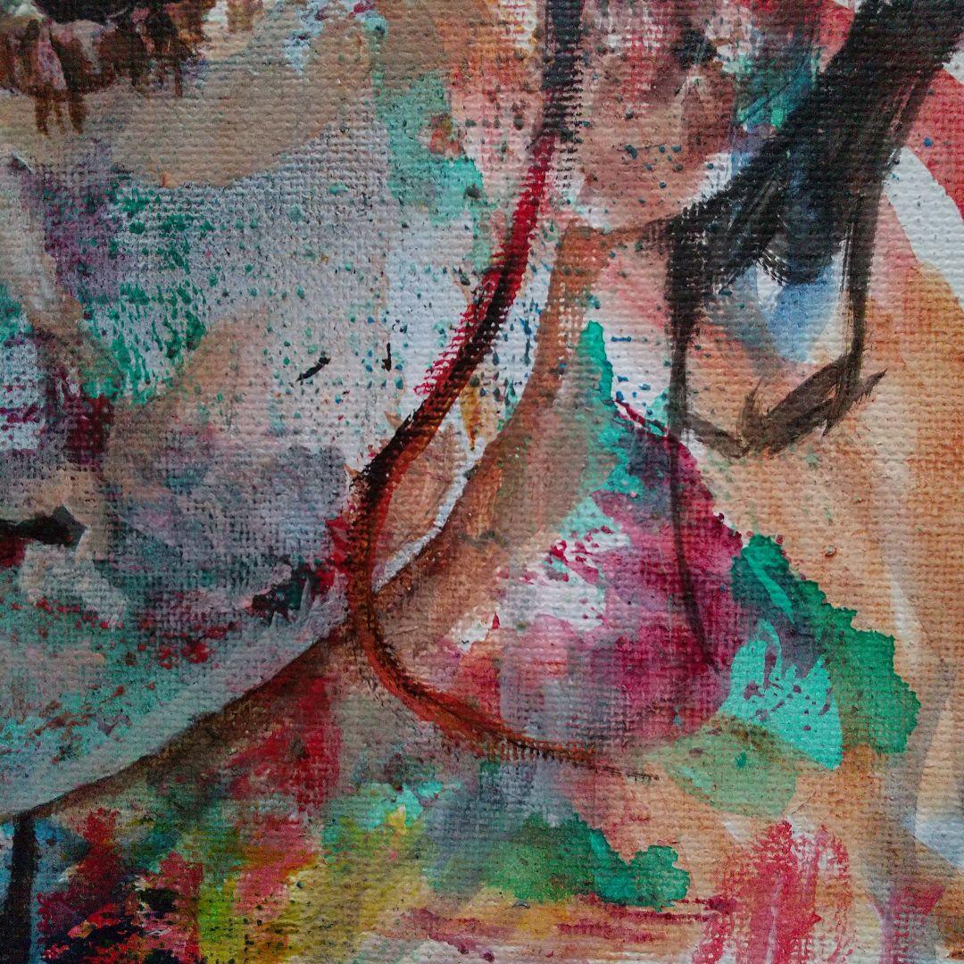 人物画#35 女性の肖像 アクリル画 3号
