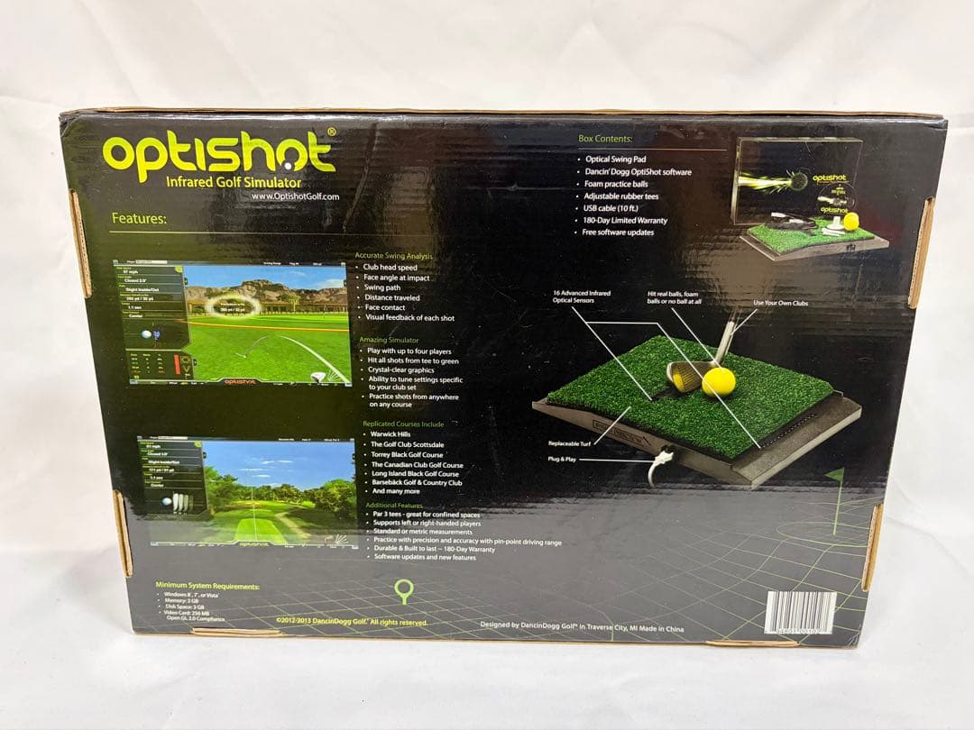 optishot ゴルフシミュレーター/シュミレーションゴルフ/弾道計測器