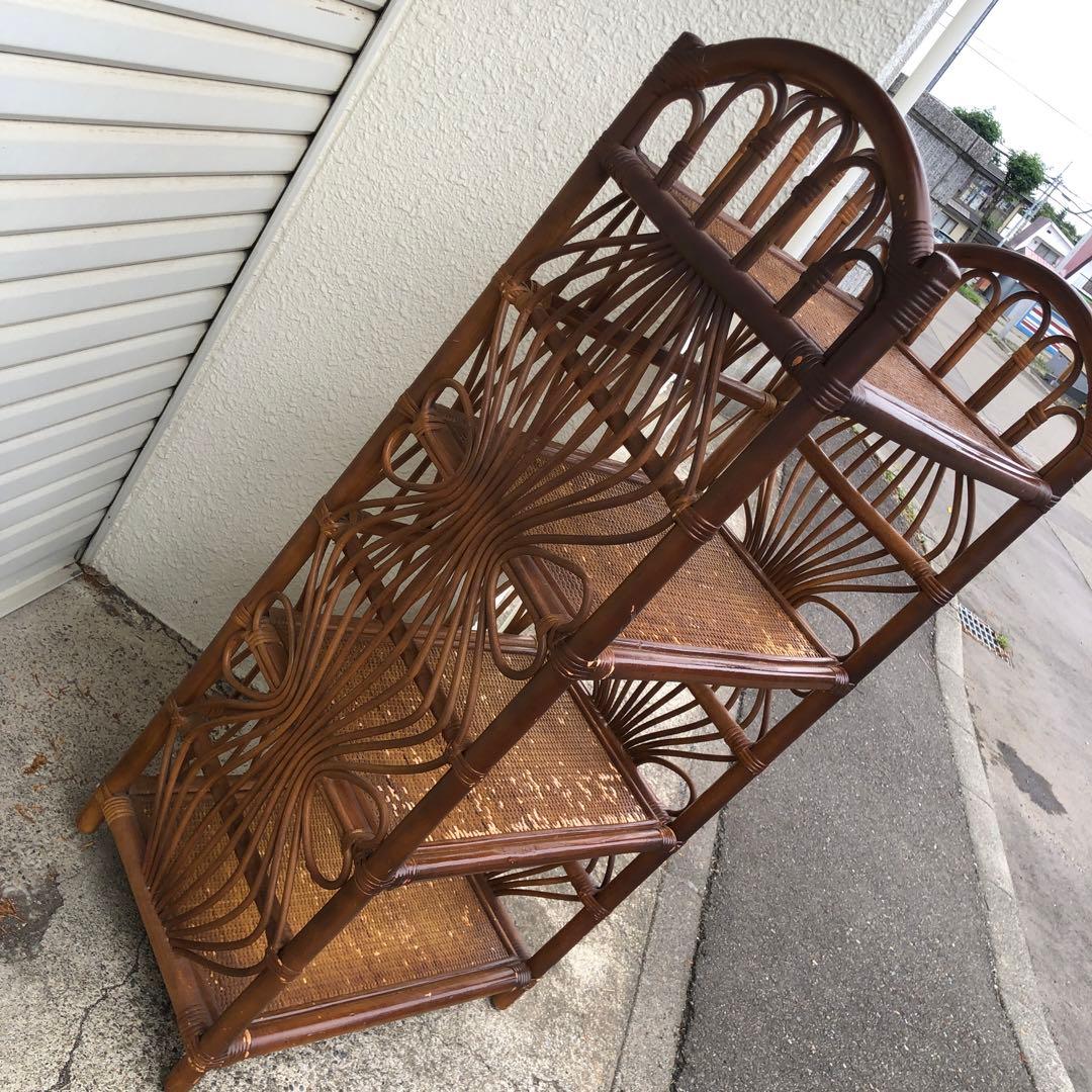 籐家具 籐 ラタン 棚 本棚 シェルフ 収納 引き出し タンス たんす アジアン