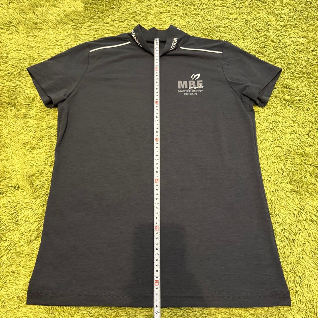 マスターバニーエディション 半袖モックネックシャツ tシャツ グレー系 S〜M