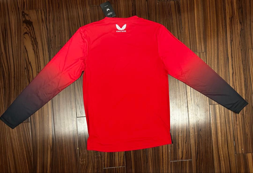 【新品未使用】Castore ラグビー サラセンズ　トレーニングTシャツ　長袖M