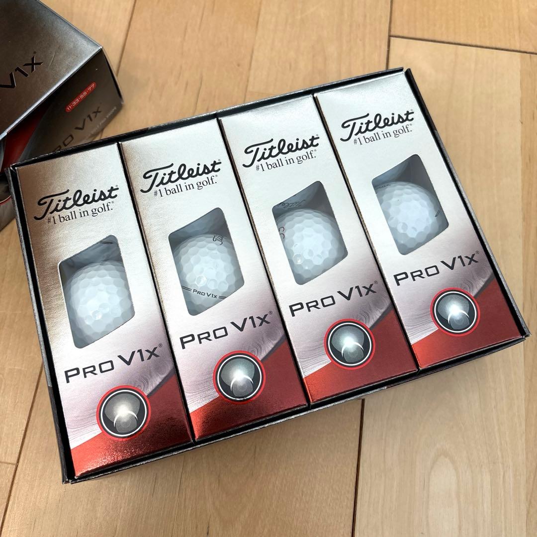 【最終価格】タイトリスト PRO V1x 白 2ダース