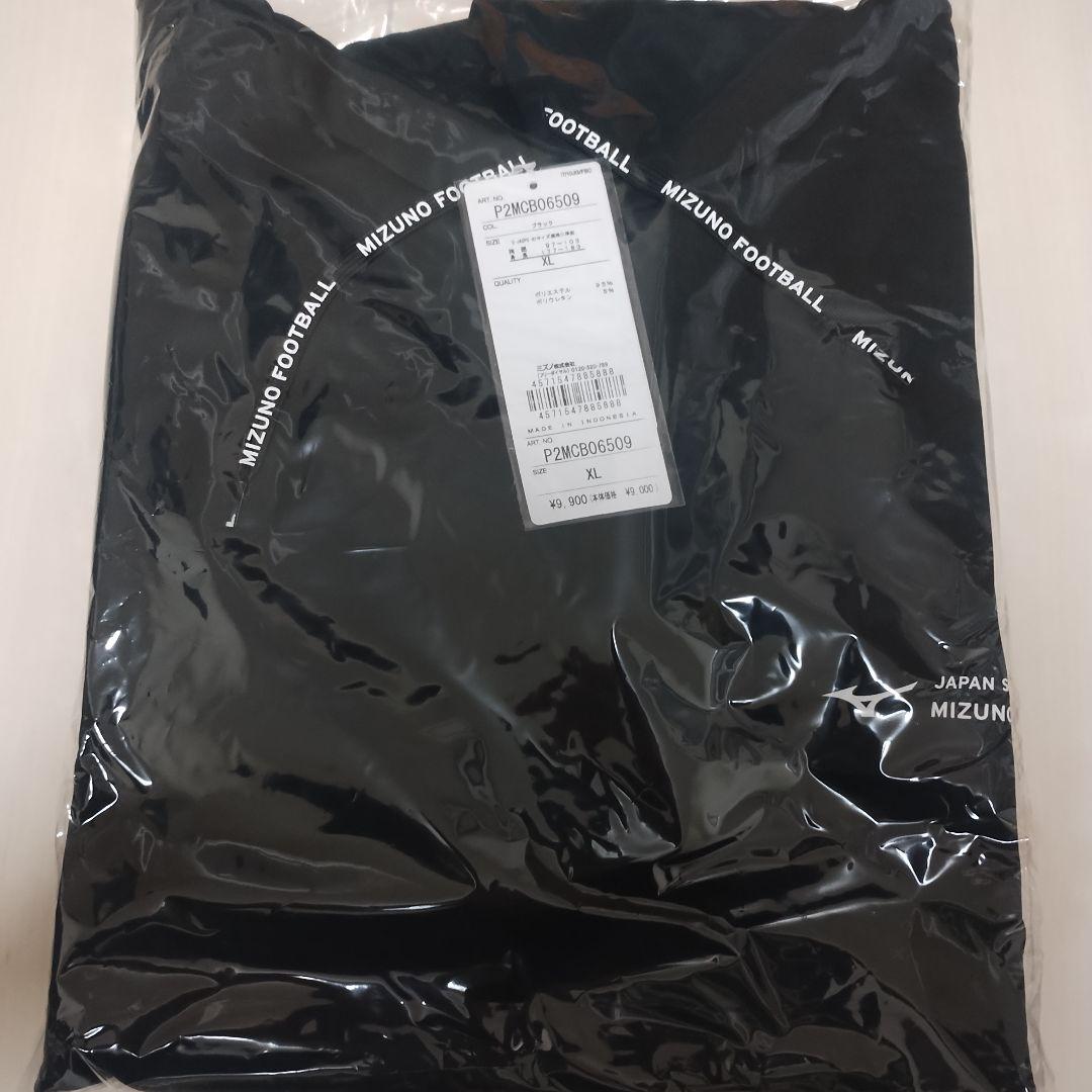新品 MIZUNOストレッチスウェットフーディー オフザピッチ ブラックＸＬ