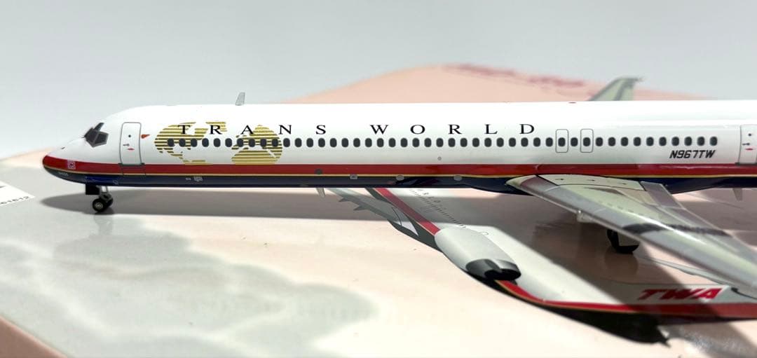 航空機・ヘリコプター Jet-X 1/200 MD-80 TWA