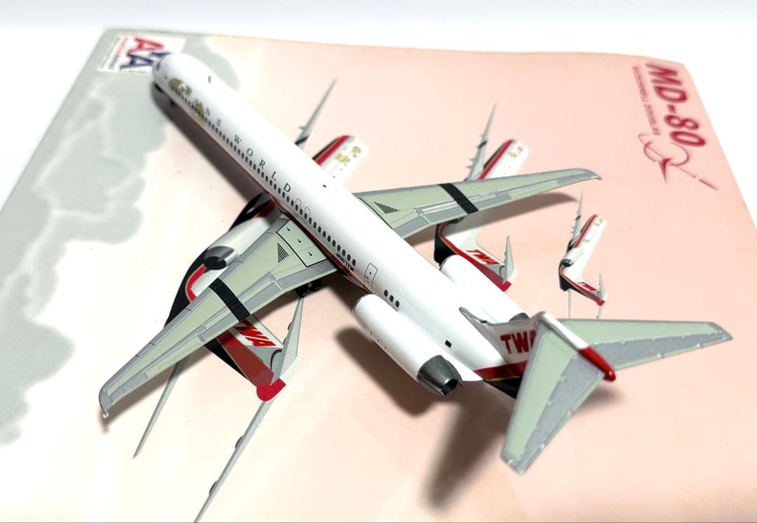 航空機・ヘリコプター Jet-X 1/200 MD-80 TWA