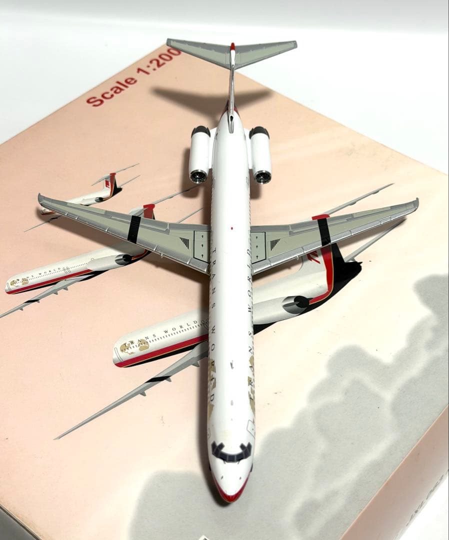 航空機・ヘリコプター Jet-X 1/200 MD-80 TWA