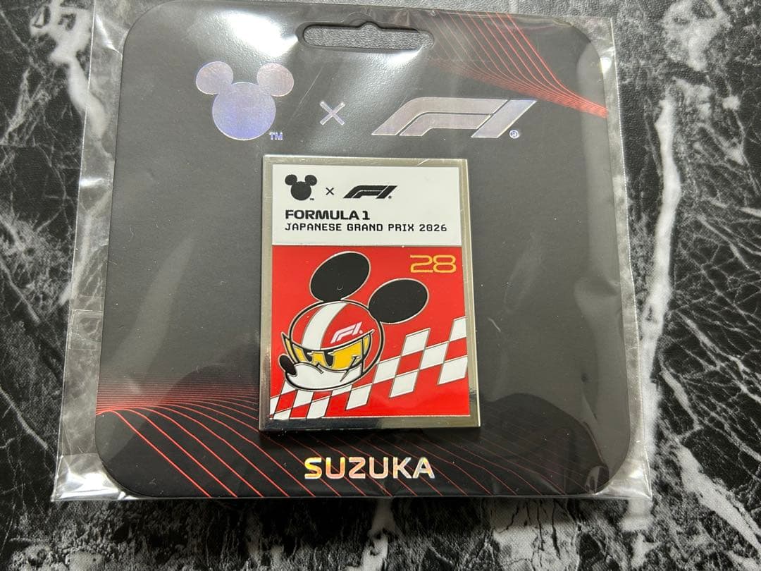 (新品！鈴鹿)Disney x F1 日本グランプリ 2026 ピンバッジ
