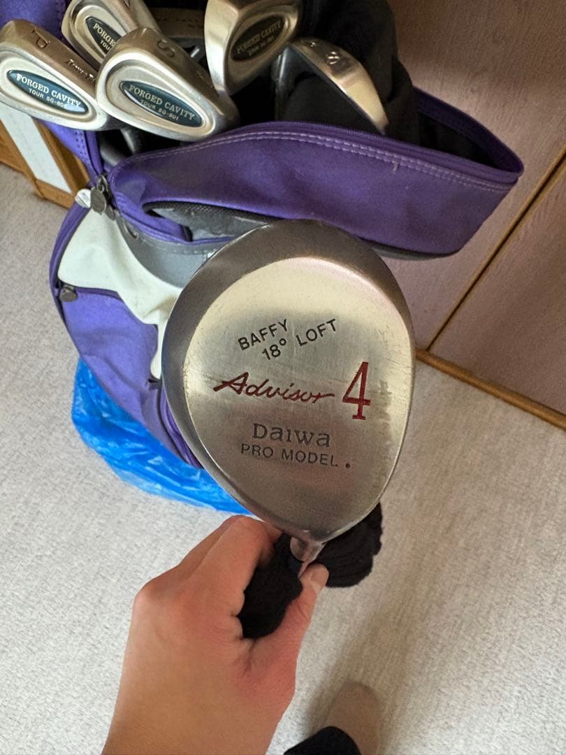 Titleist ゴルフバッグ　ドライバーアイアンセット