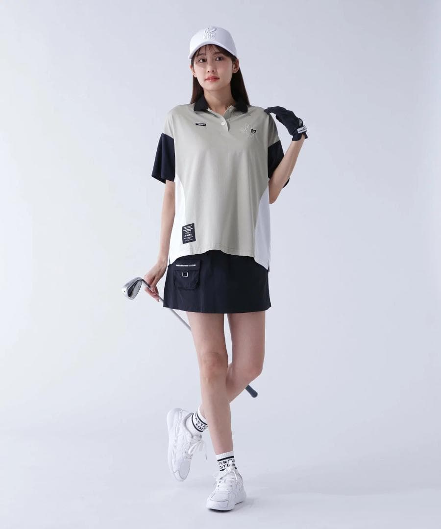未使用 タグ付き ナイロンストレッチスカート0 S ブラック黒 マスターバニー