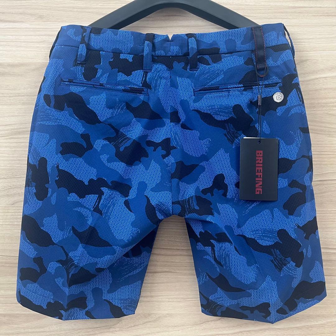 新品★50,600円 BRIEFING 春夏ゴルフセットアップ 黒シャツ＆パンツ