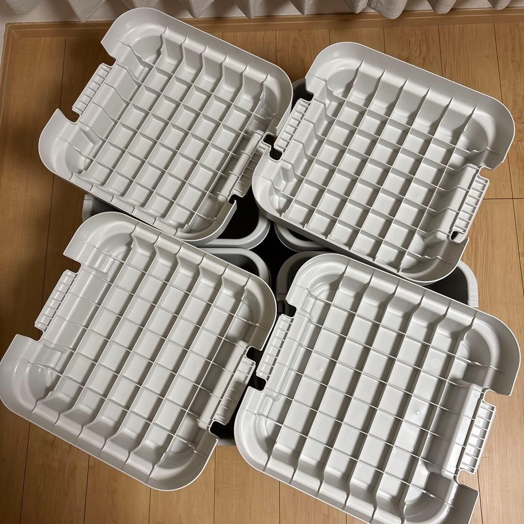 【3/18まで出品】無印良品 頑丈収納ボックス 小 4個セット