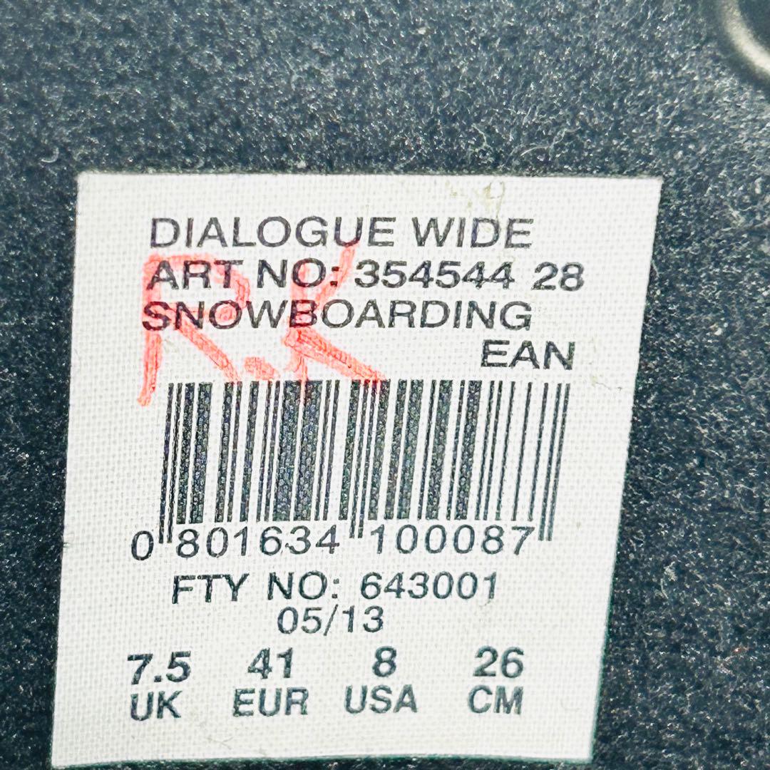 サロモン DIALOGUE WIDE スノーボード ブーツ メンズ 26cm
