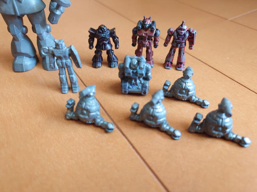 【希少】昭和レトロ 機動戦士ガンダム 金属製ミニフィギュア セット