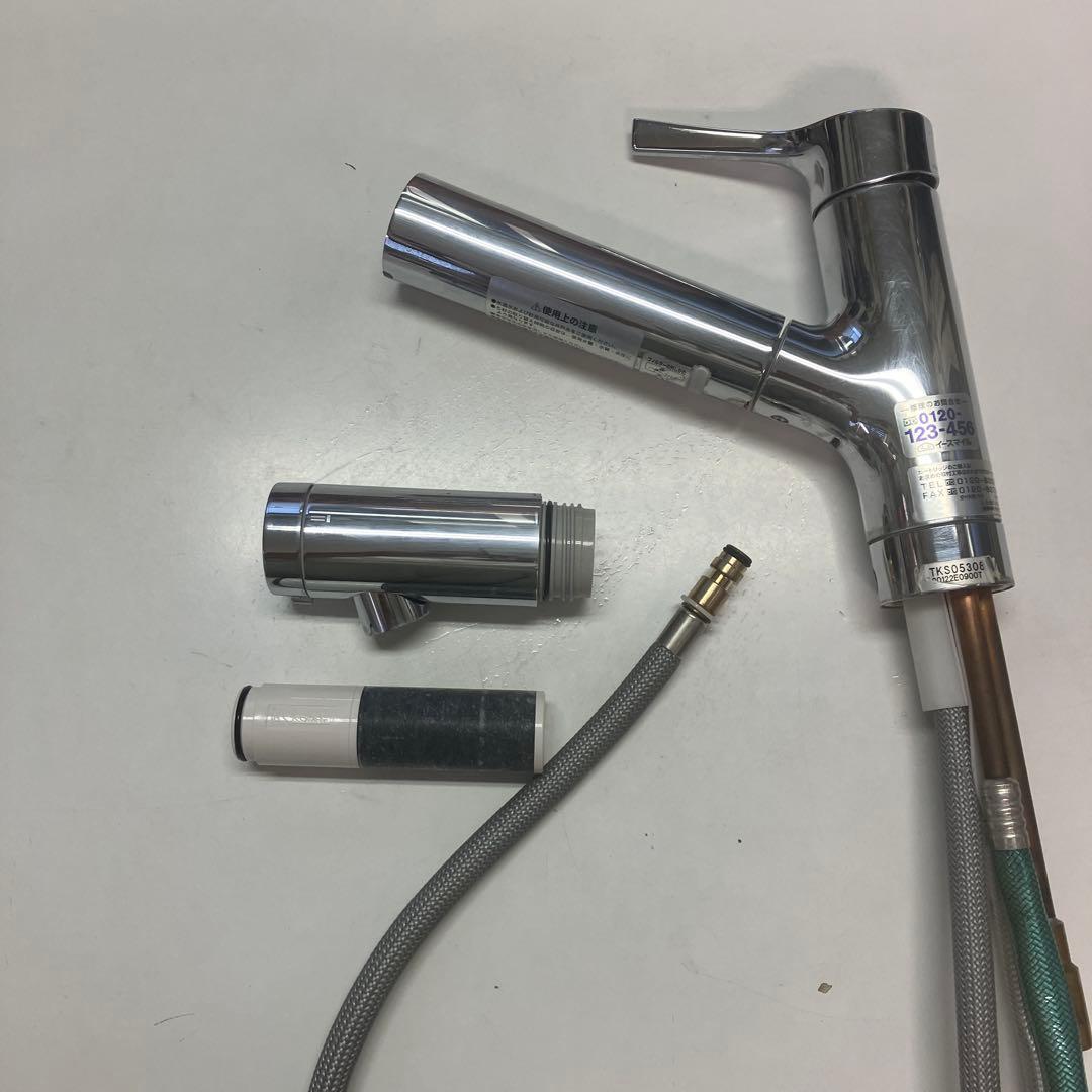 浄水器用ステンレス蛇口 ホース接続totoTKS05308J