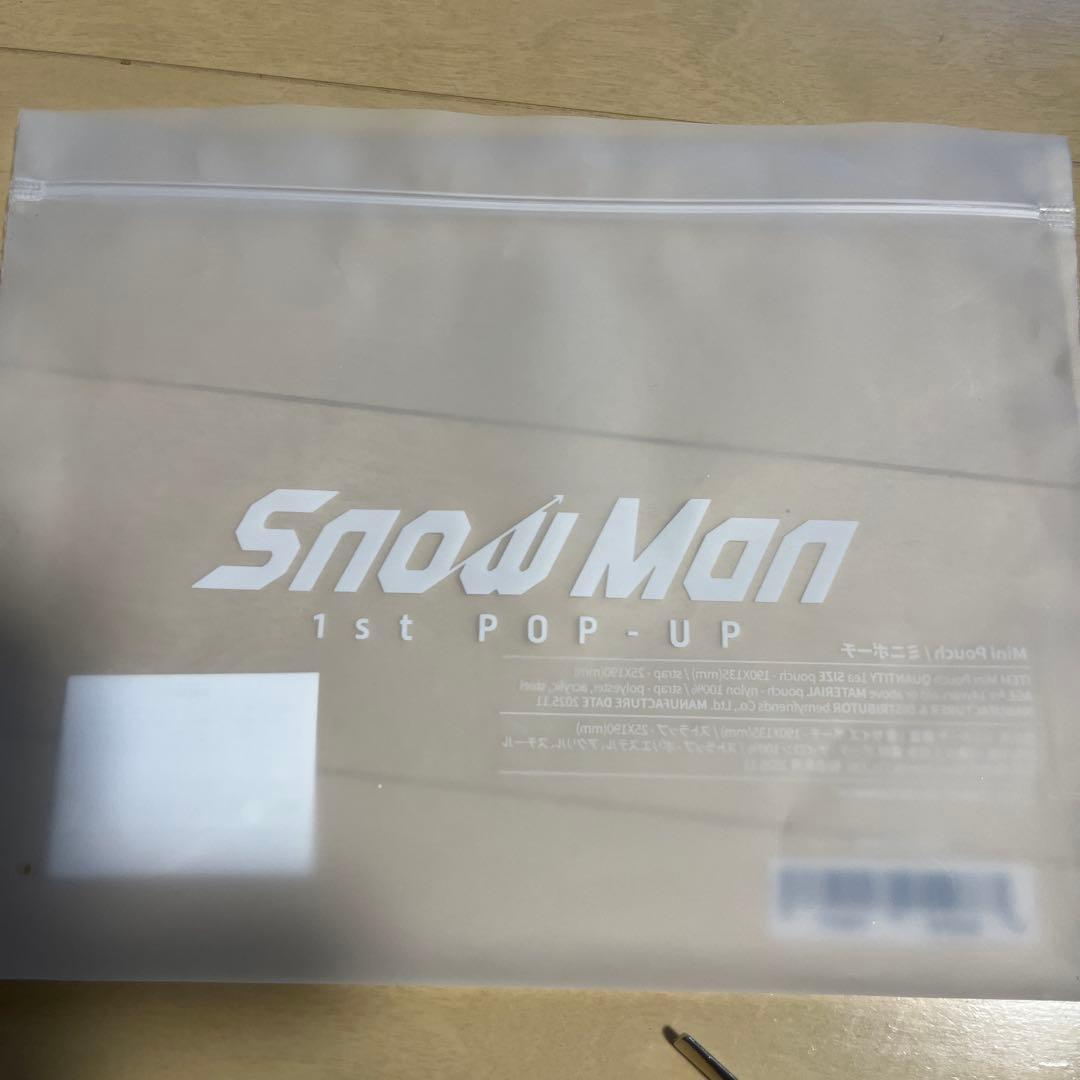 Man 1st POP-UP ミニポーチ+スノーボールクッキー缶のみ