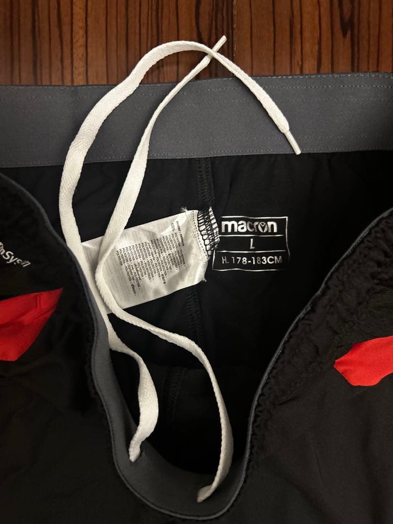 【新品未使用】Macron ラグビー リヨン（Lyon)トレーニングパンツ　L