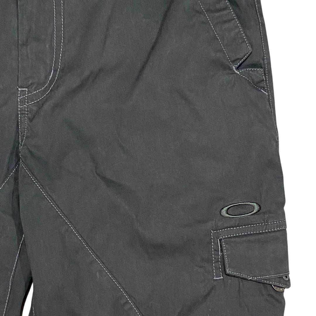 OAKLEY オークリー ロング ストレッチ パンツ 32 ブラック メンズ