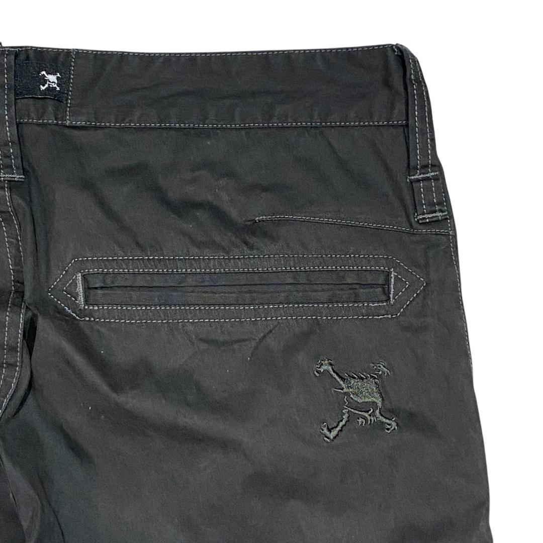 OAKLEY オークリー ロング ストレッチ パンツ 32 ブラック メンズ