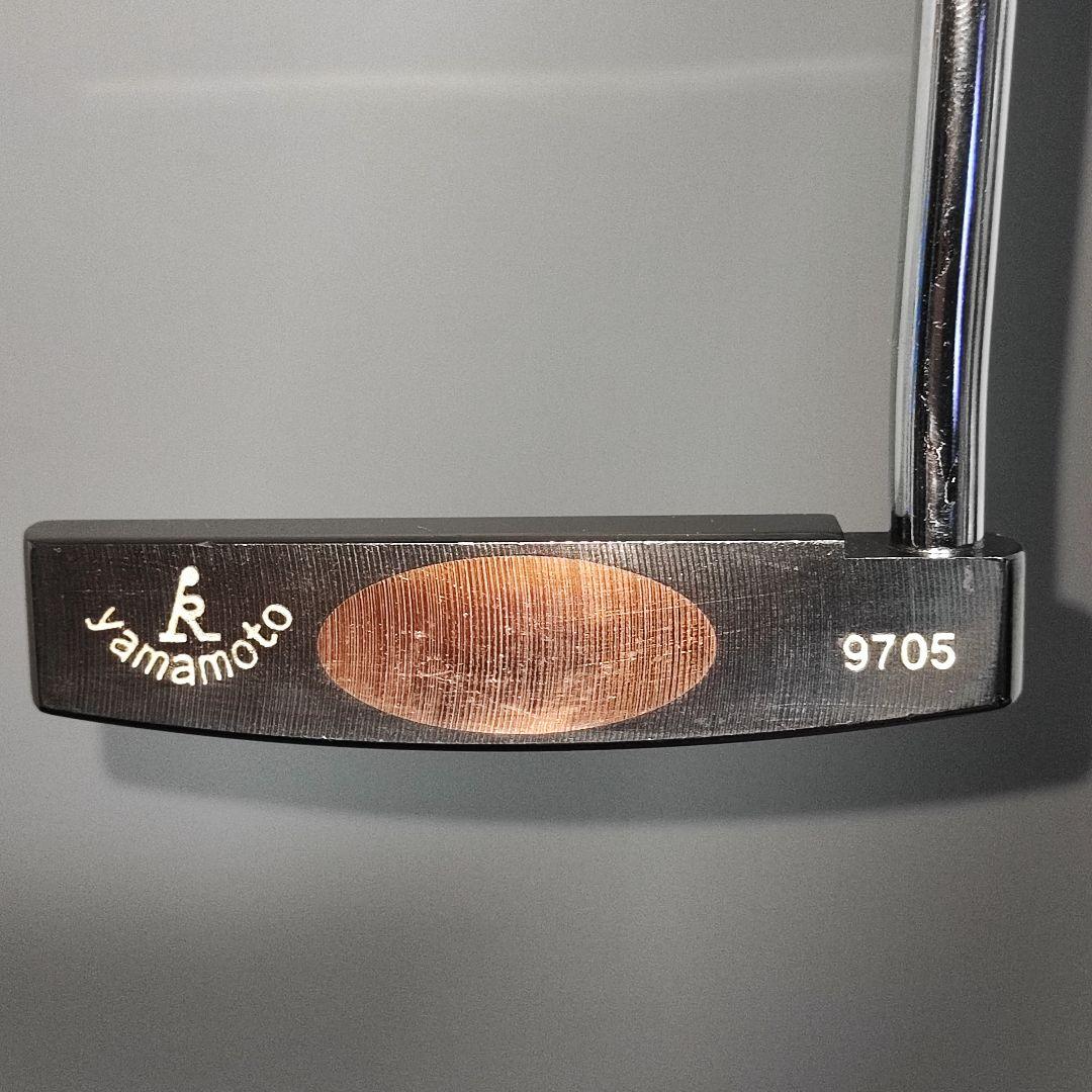 美品 katsu yamamoto 9705 マレット型 パター 約35インチ