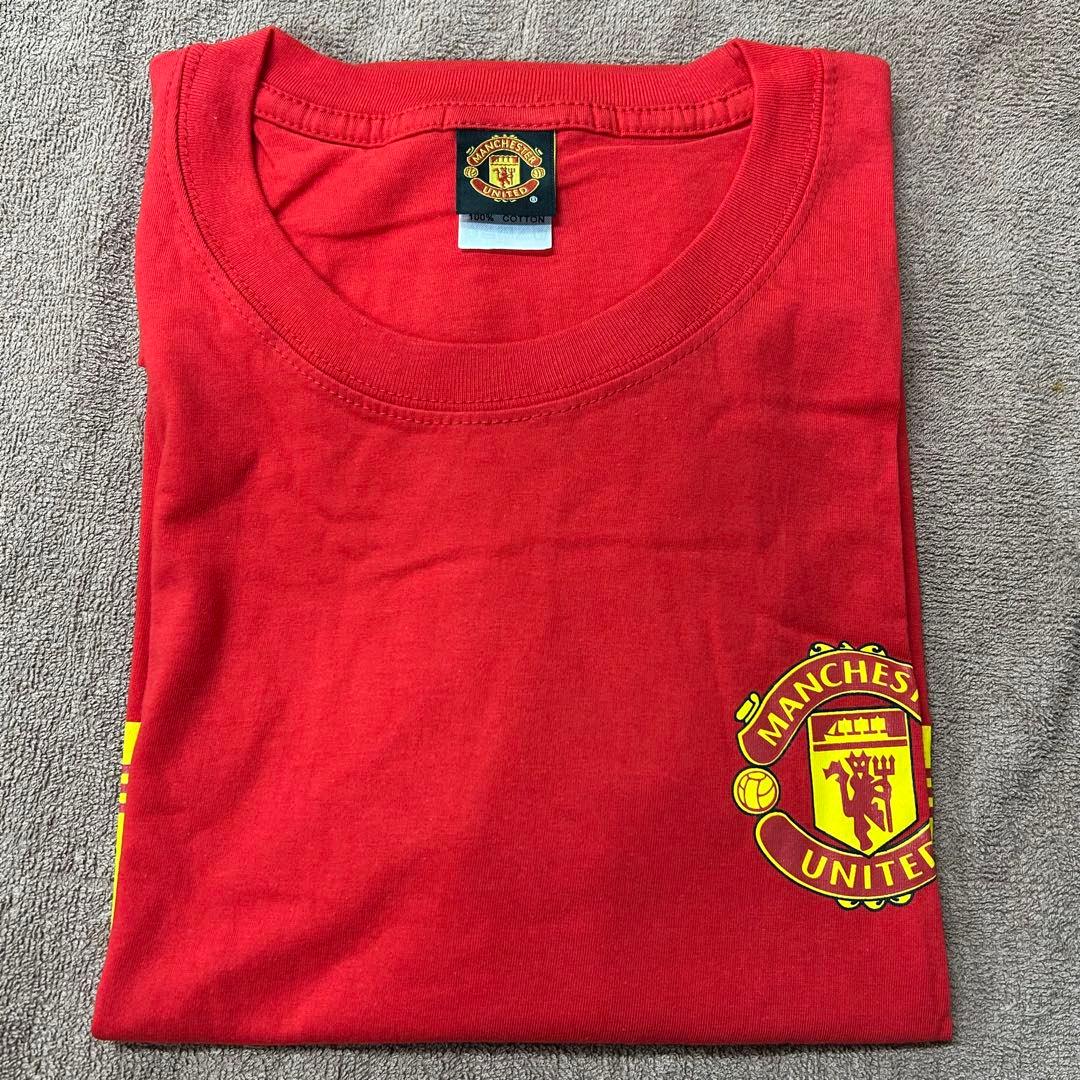 Manchester United Lサイズ DHL 赤シャツ 綿100％