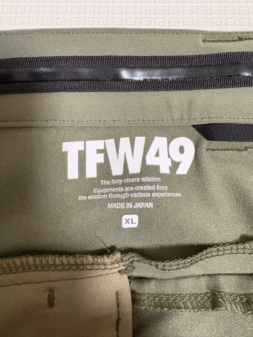 TFW49 アンクルスリムパンツ XL カーキ ankle slim pants