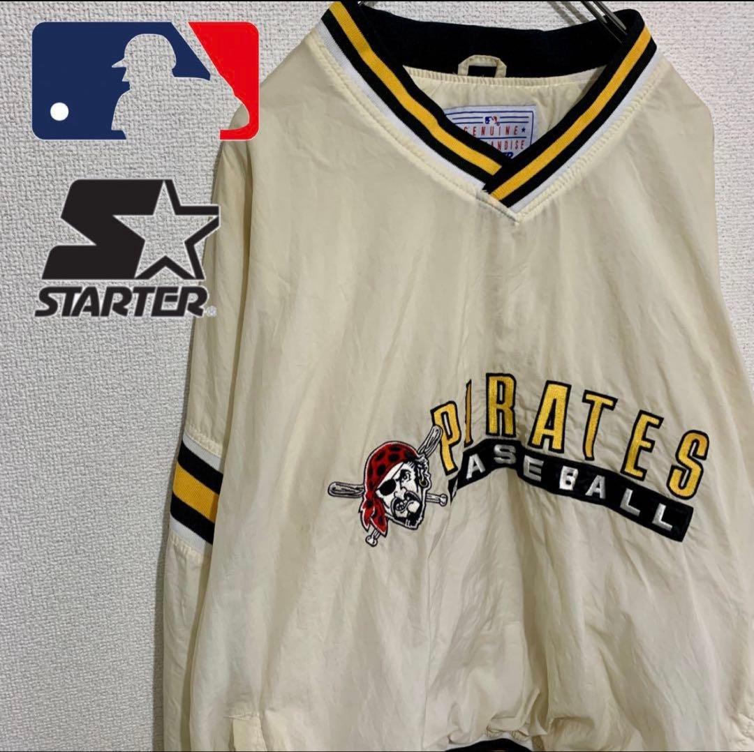 MLB pirates パイレーツ　プルオーバー　ナイロン starter