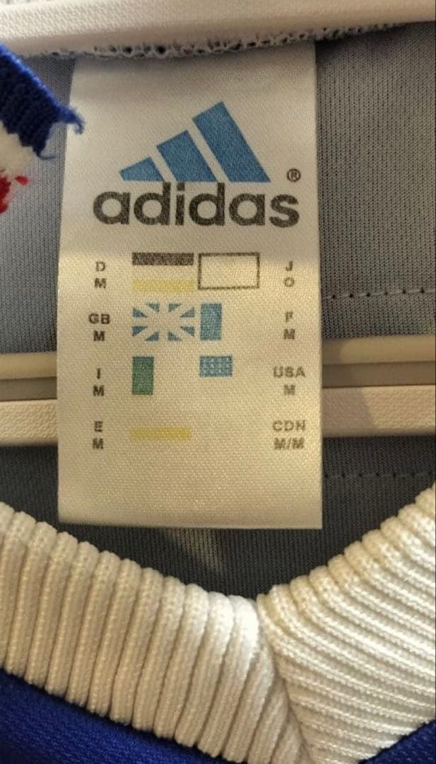 adidasジダン フランス代表1998 ワールドカップ　Lサイズ　ユニフォーム