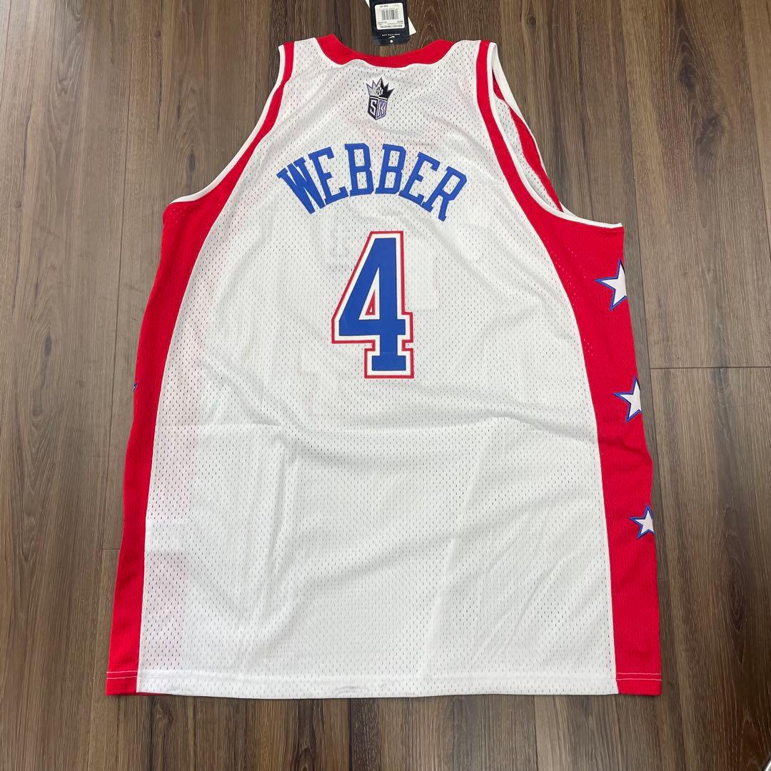タグ付き　NBA アディダスChris Webber ユニフォーム