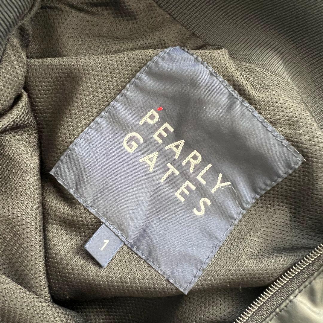 パーリーゲイツ　PEARLY GATES 切り替え　モックネック　半袖シャツ　m