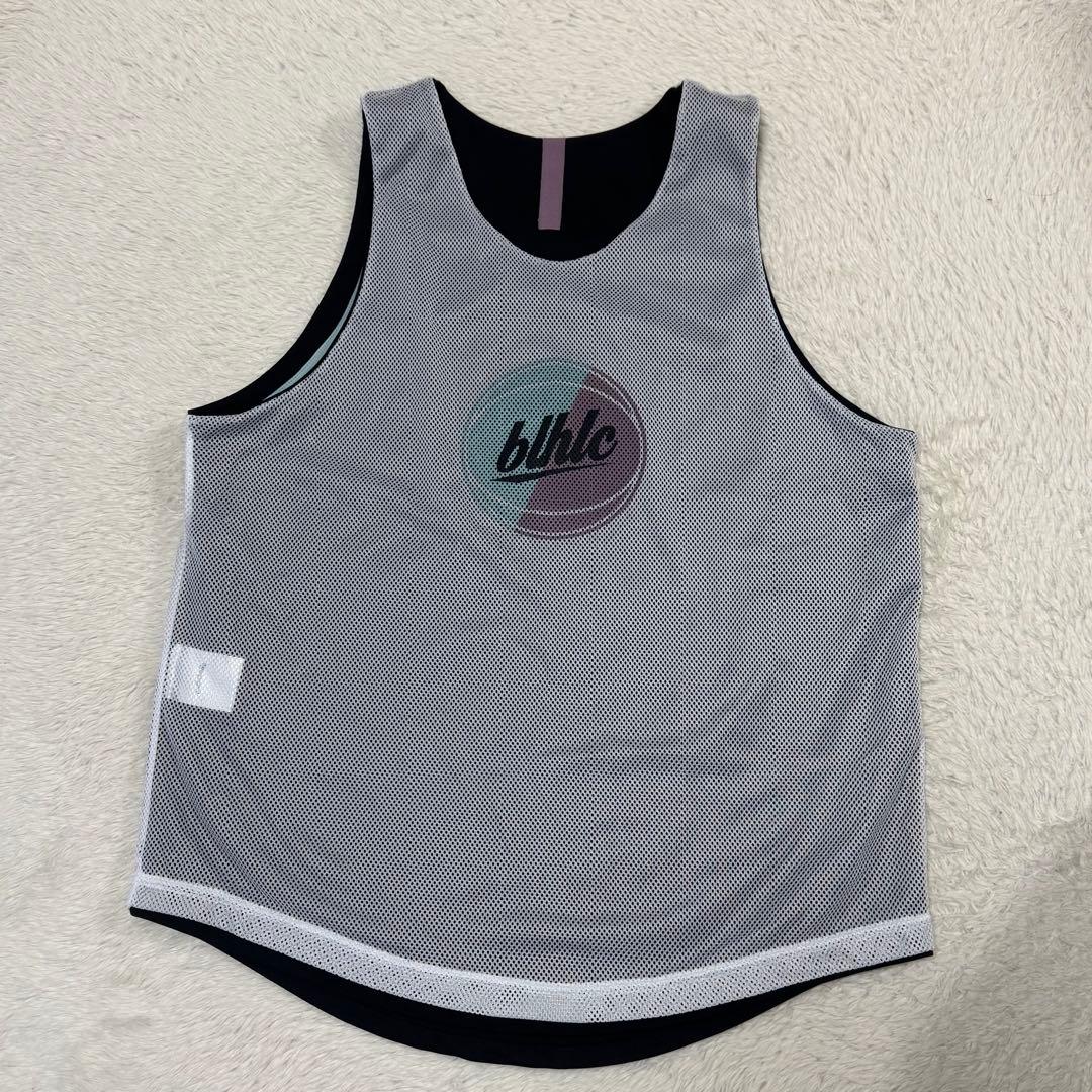 ballaholic ボーラホリック メッシュタンクトップ 白×黒