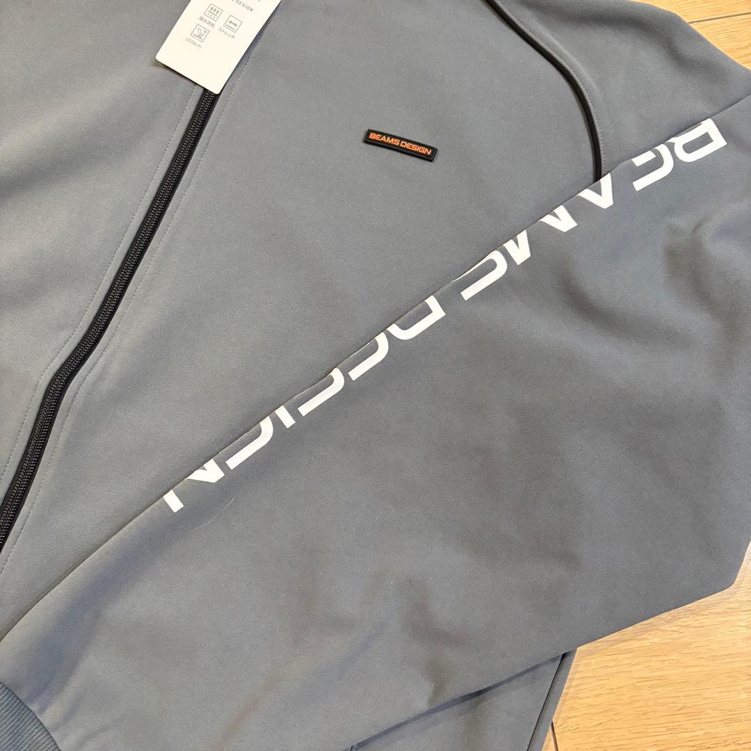 新品　ビームスデザイン　トラックジャケット　パンツ　上下セット　ゴルフ　グレー
