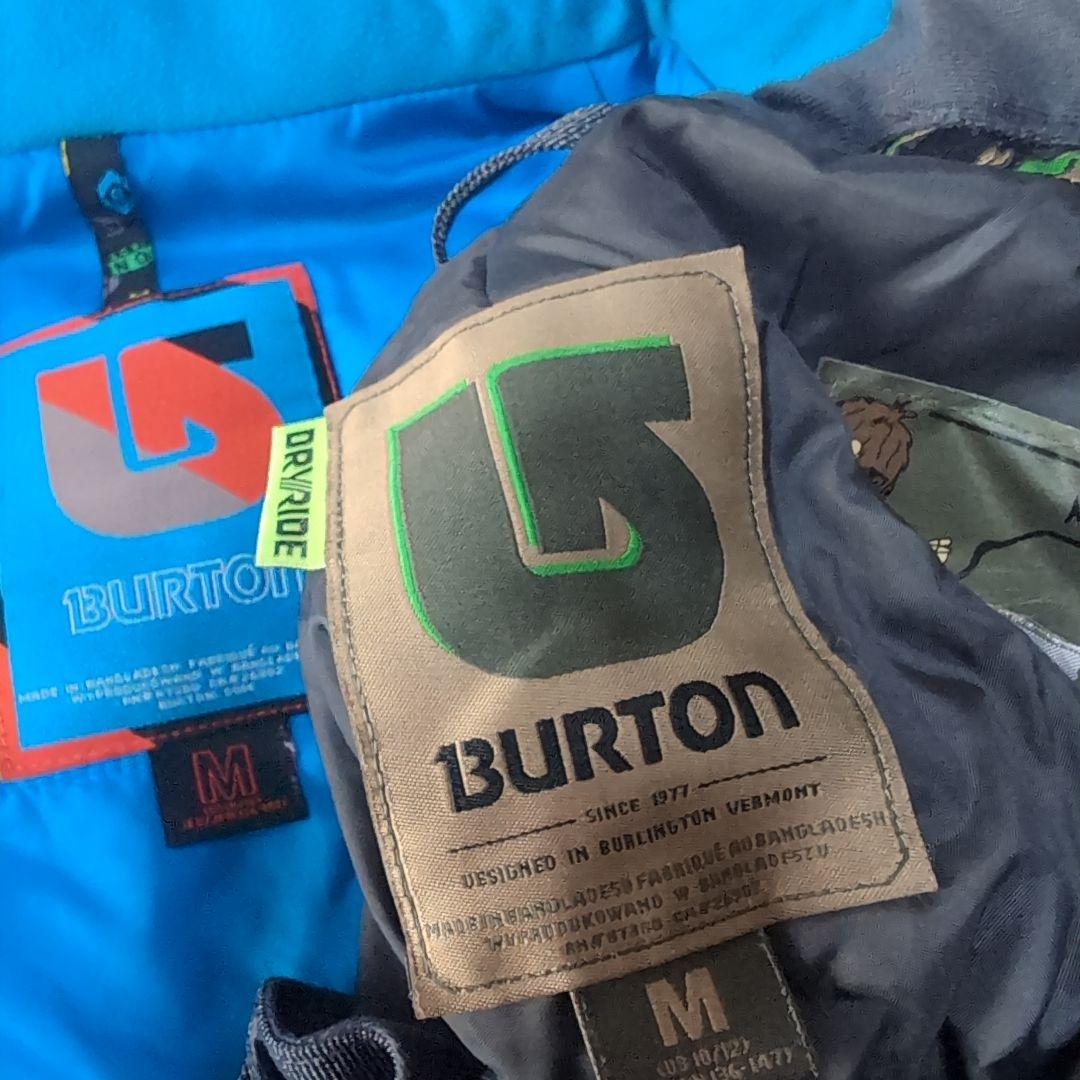 BURTONスノーボードウェア上下セットキッズMバートン（ブルー）