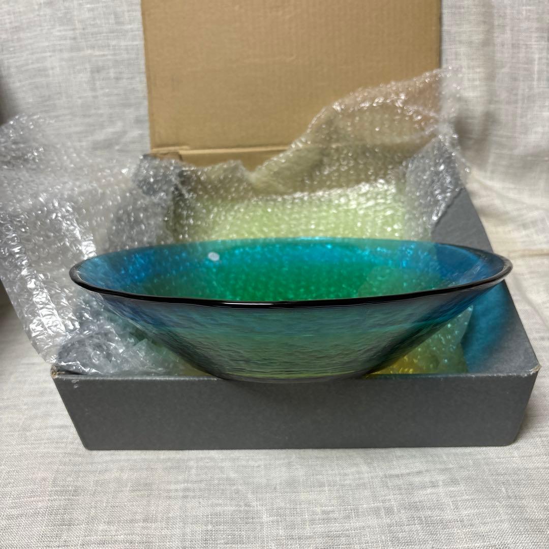 津軽びーどろ  花器   水盤   大鉢